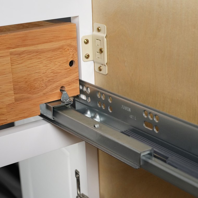 Full-extension soft-closing under-mount drawer glide