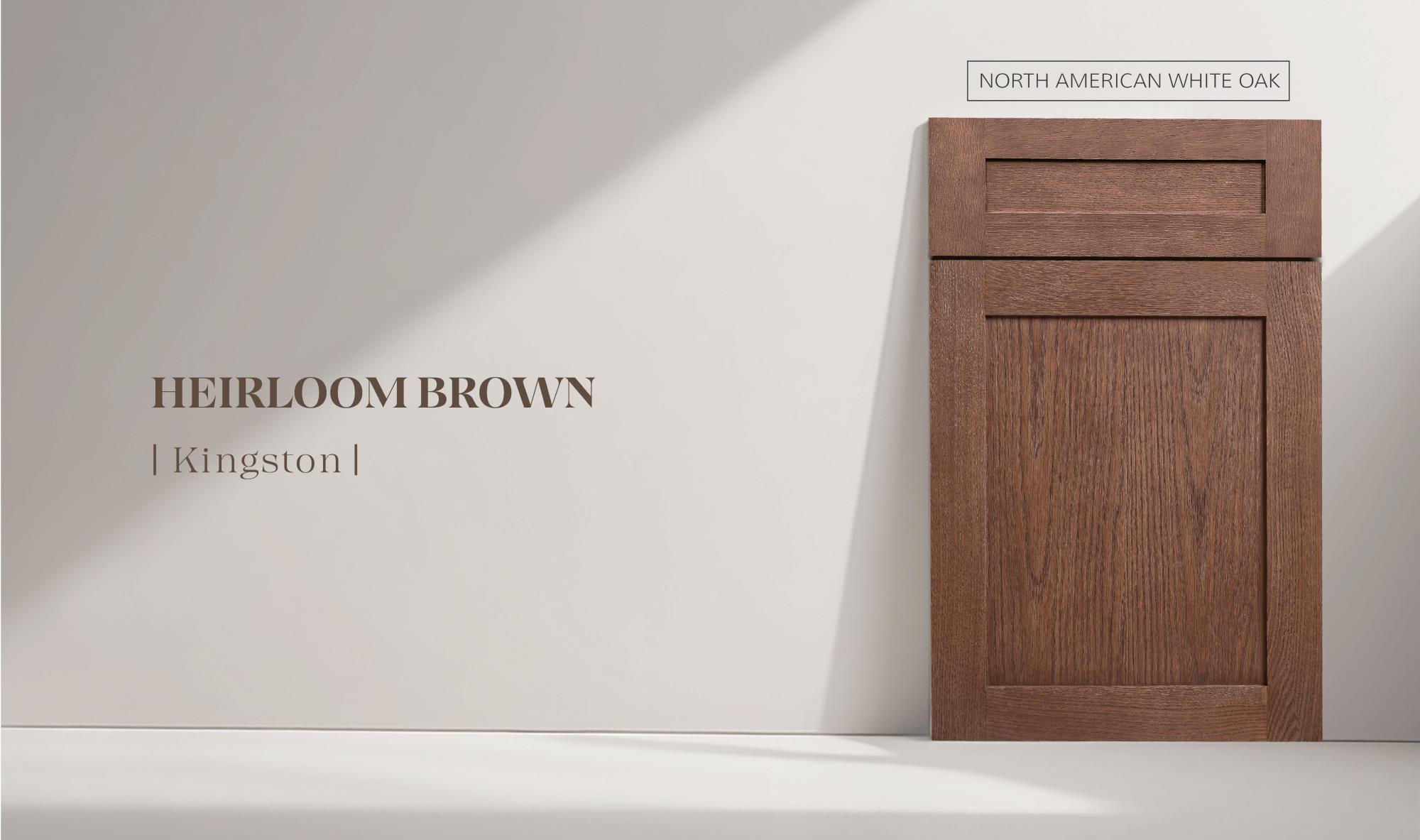 HEIRLOOM BROWN door panel construction