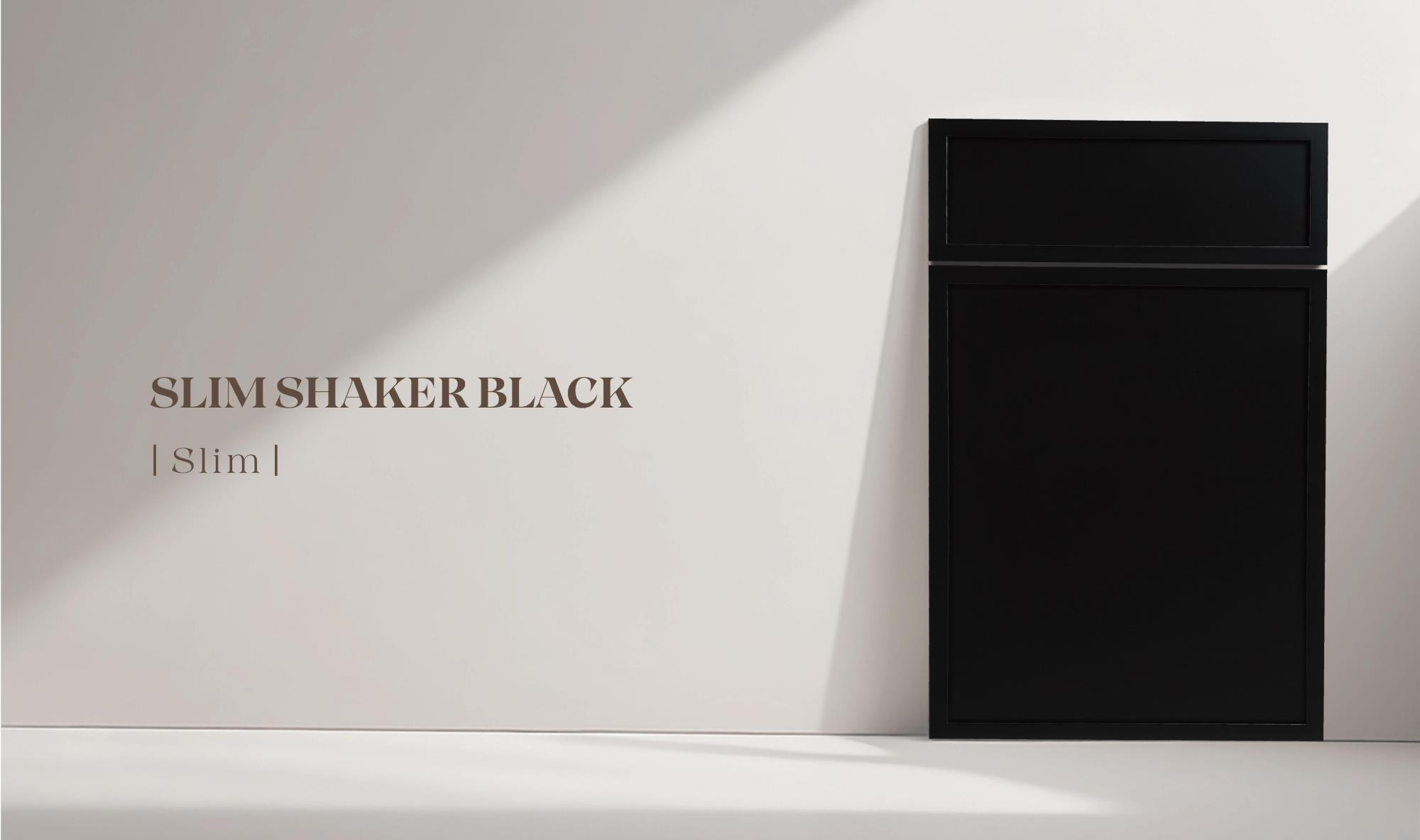 SLIM SHAKER BLACK door panel construction