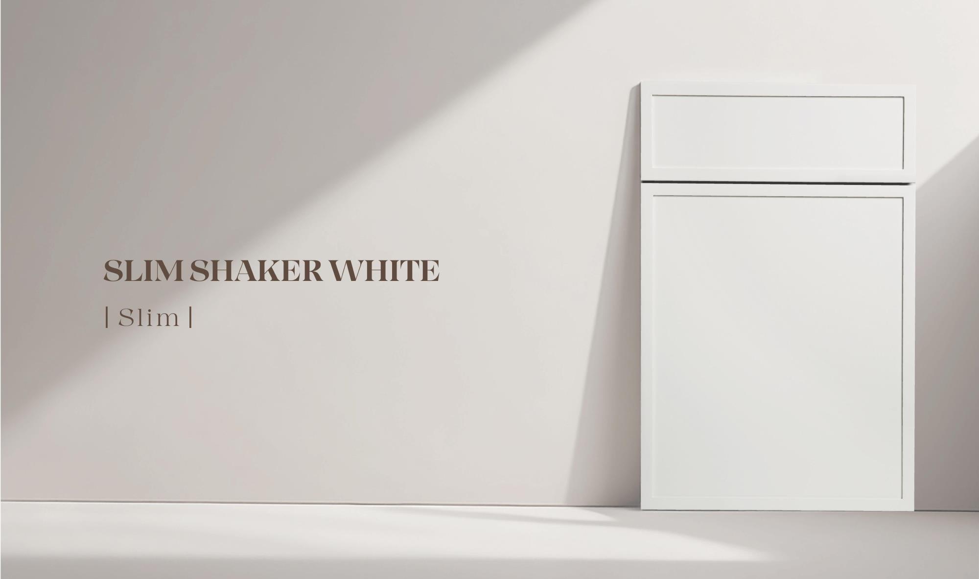 SLIM SHAKER WHITE door panel construction