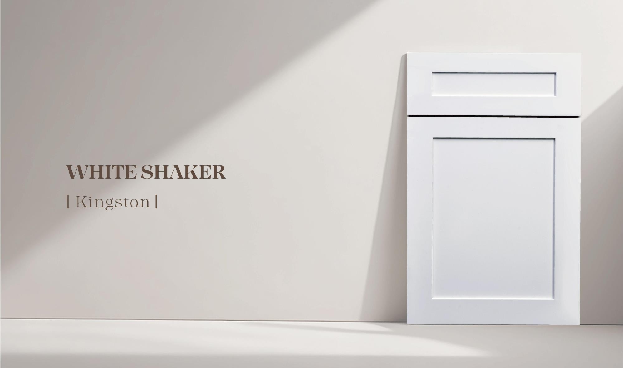 WHITE SHAKER door panel construction