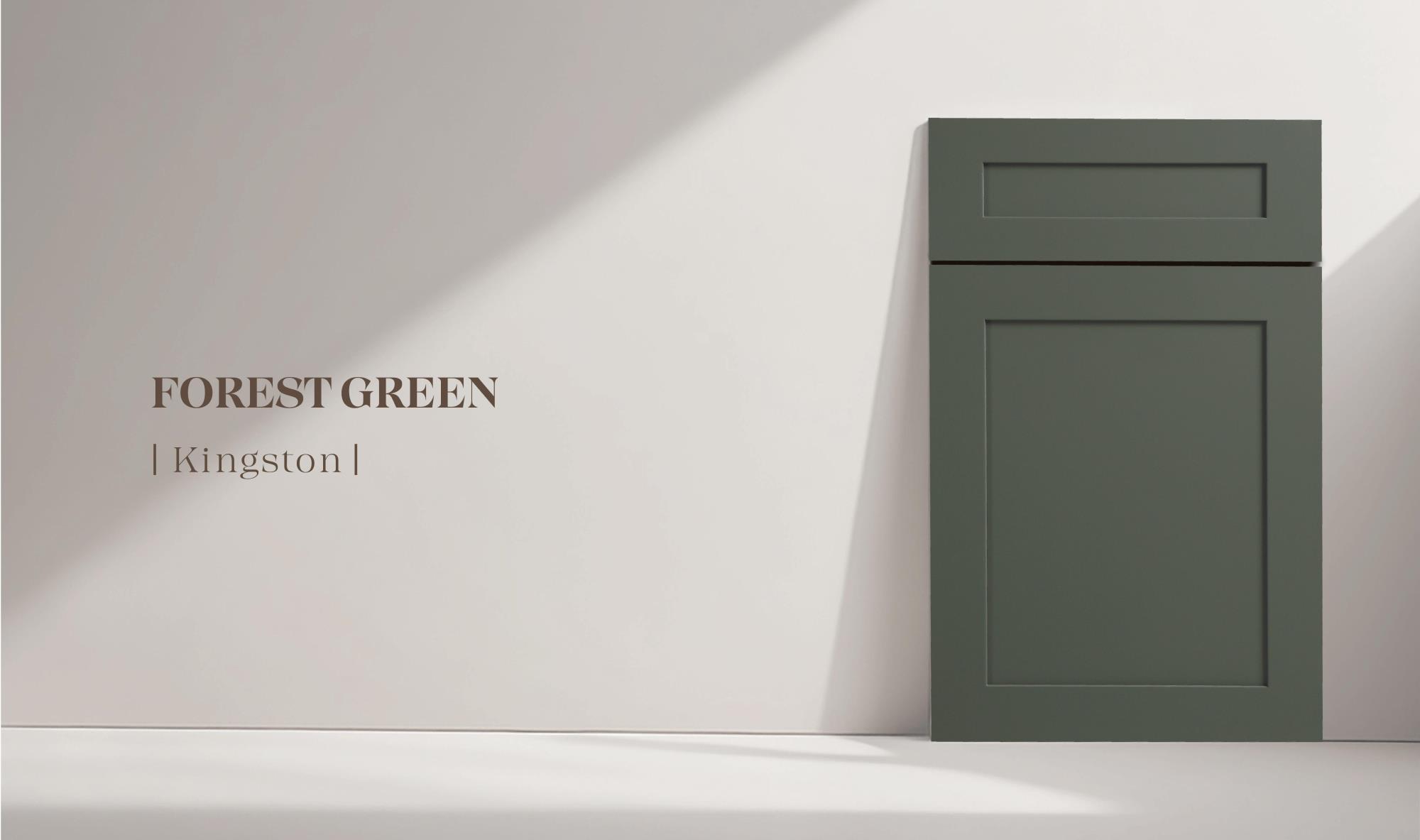 FOREST GREEN door panel construction